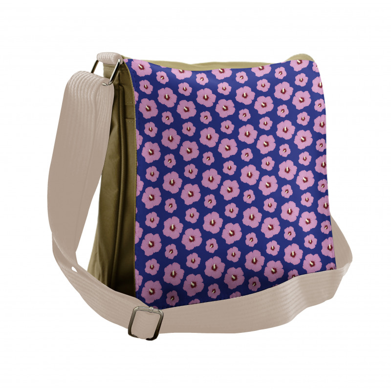 Rhythmic Vibrant Floral Messenger Bag