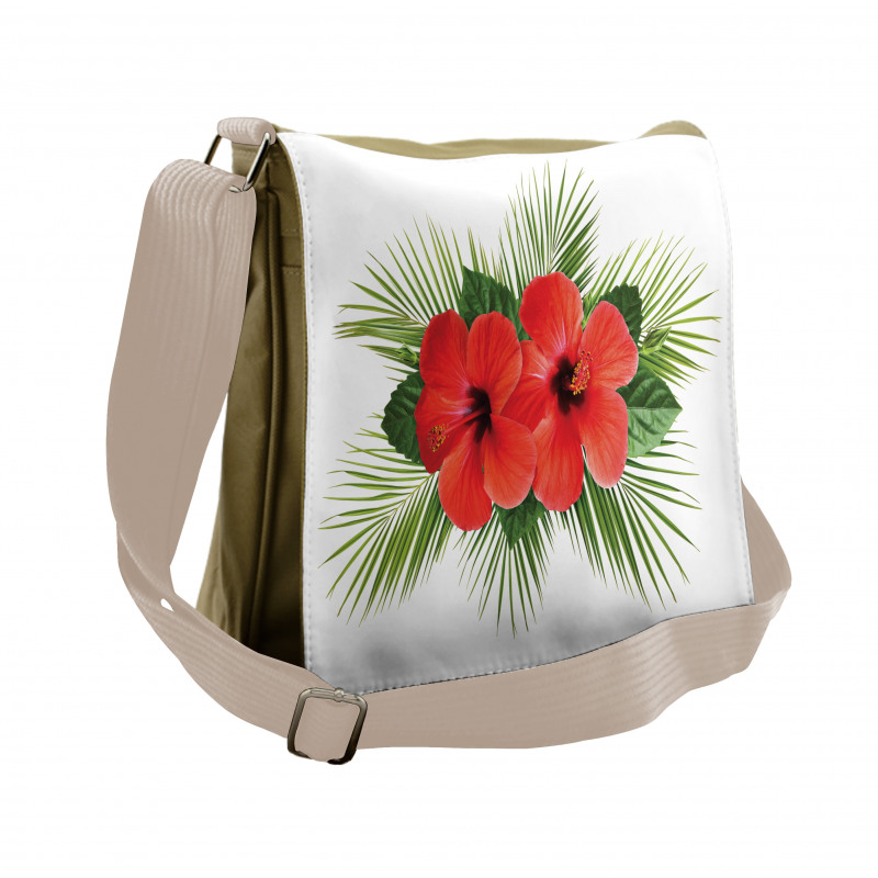 Simple Petal Arrangement Messenger Bag