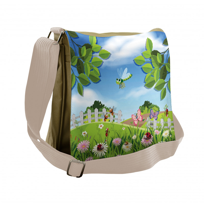 Spring Scene Messenger Bag