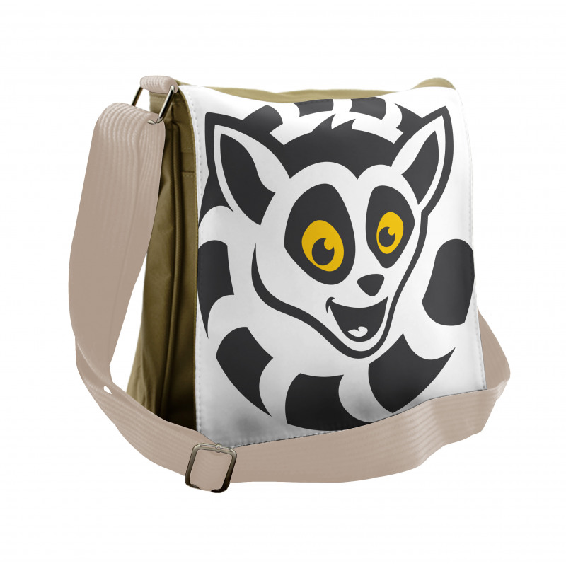 Endemic Monkey Happy Head Messenger Bag