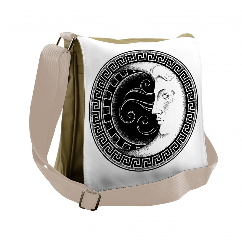 Occult Look Crescent Messenger Bag