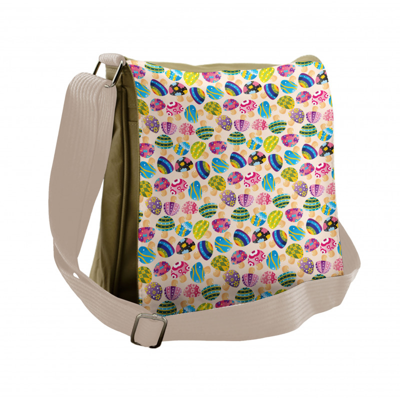 Doodle Mushroom Fairy Messenger Bag