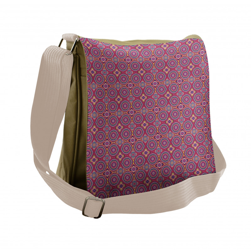 Traditional Pattern Design Messenger Bag