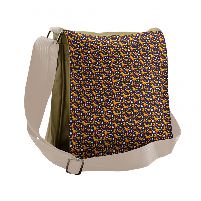 Dinosaur Animal Egg Messenger Bag