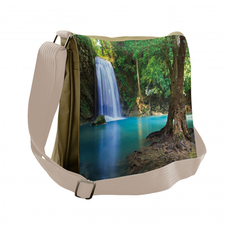 Asia Thailand Jungle Trees Messenger Bag