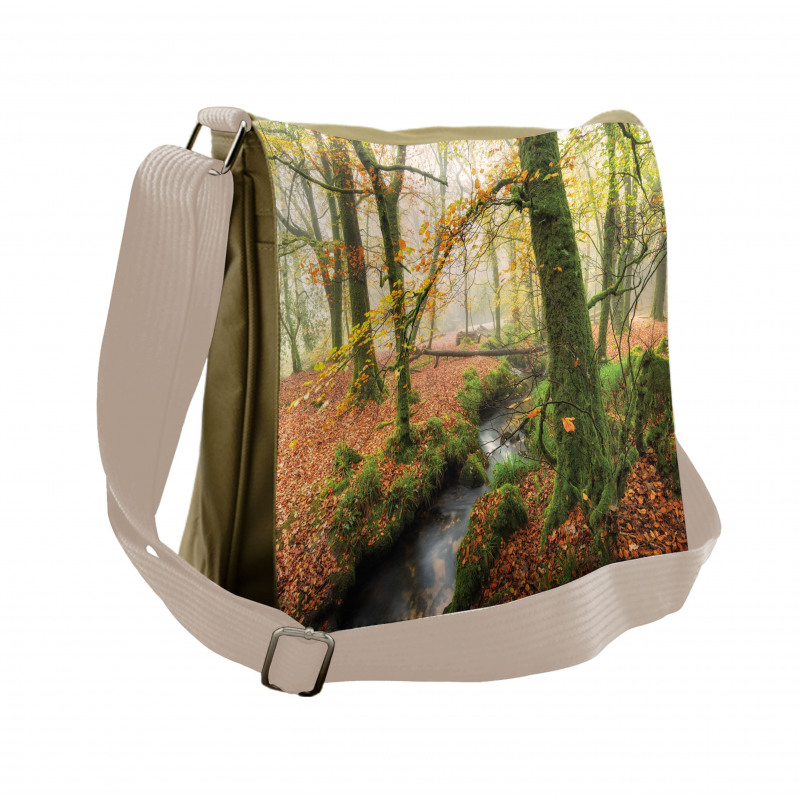 Misty Woods Cornwall Messenger Bag