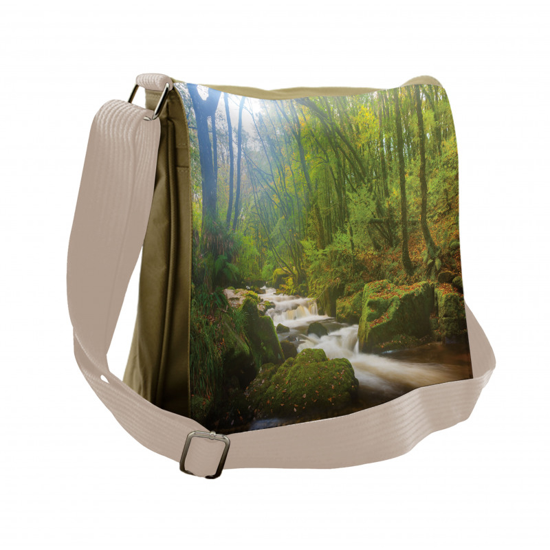 Forest at Golitha Falls Messenger Bag