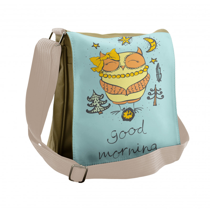 Morning Wake up Time Messenger Bag