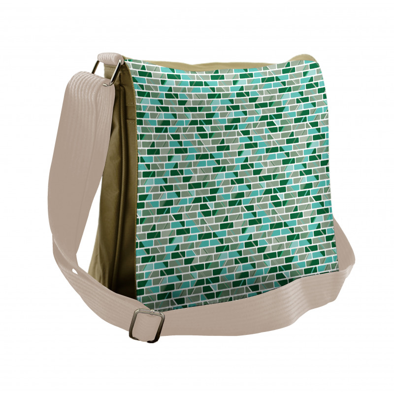 Creative Image with Blocks Messenger Bag