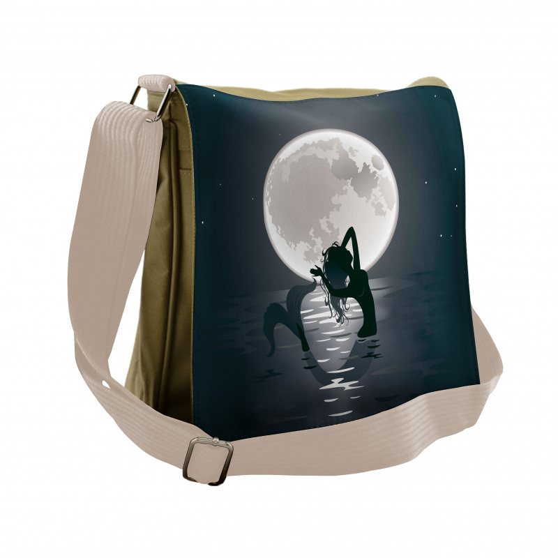 Mermaids at Night Messenger Bag