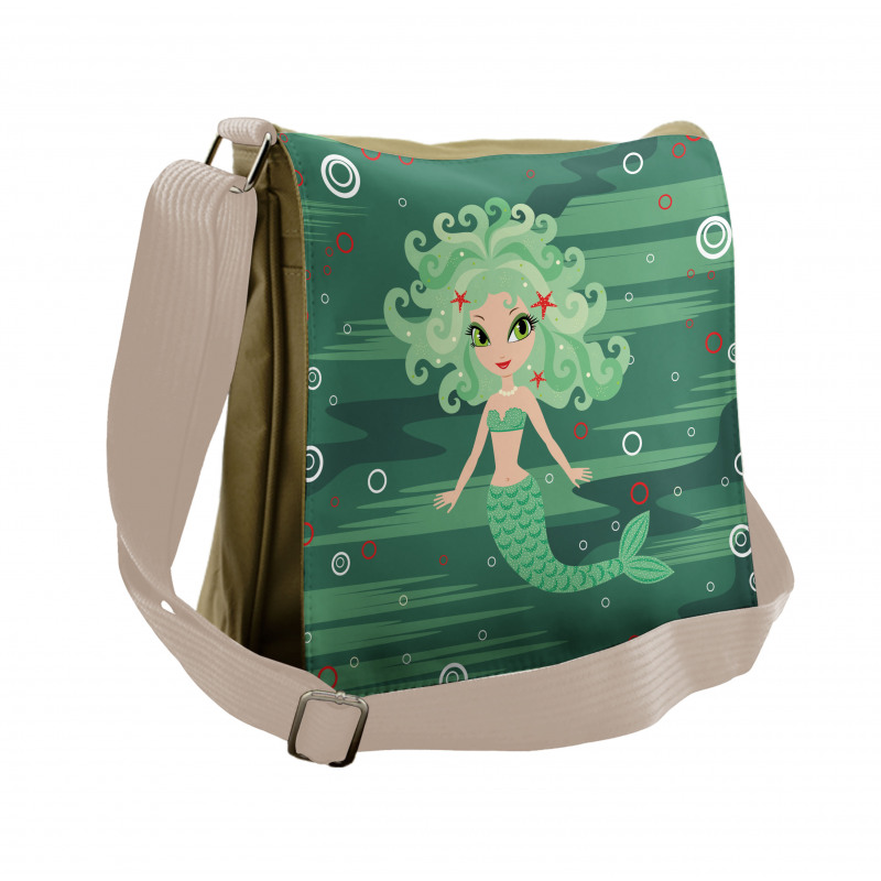 Starfish Sea Cartoon Messenger Bag