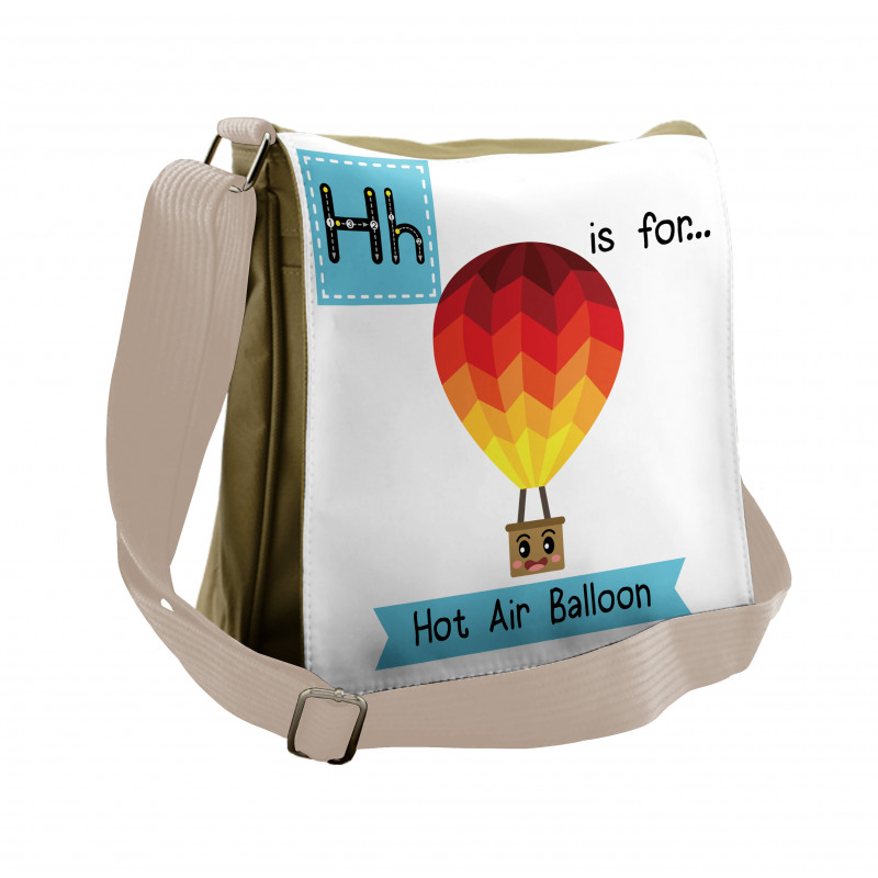 Education Alphabet Messenger Bag