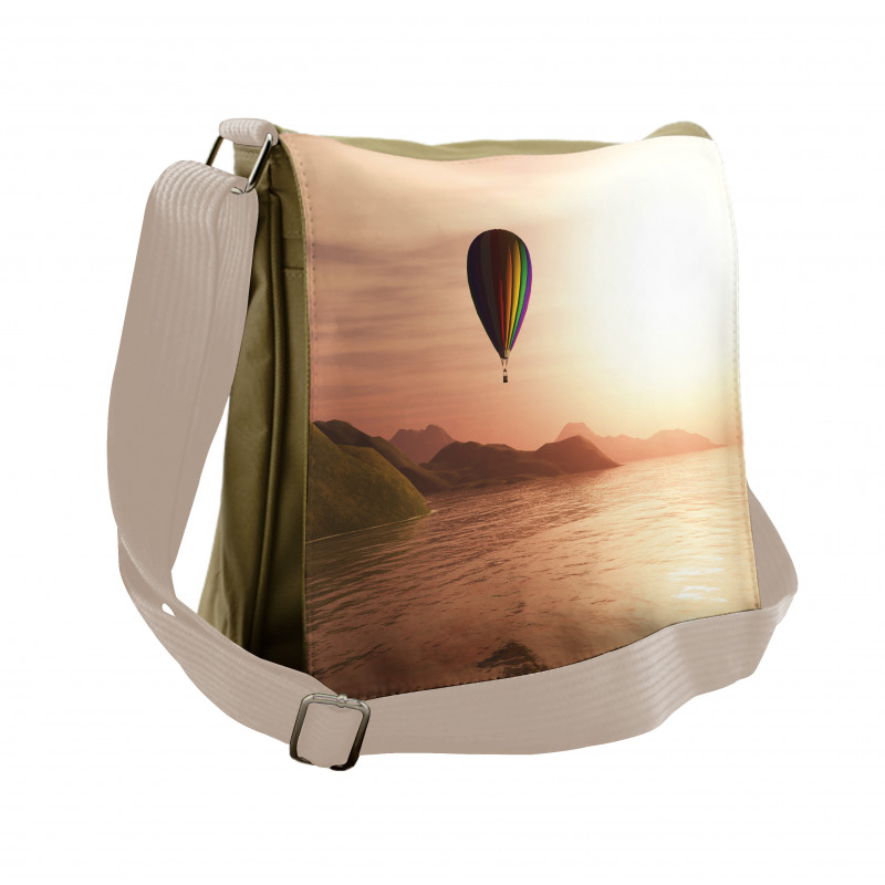 Sunset Landscape Messenger Bag