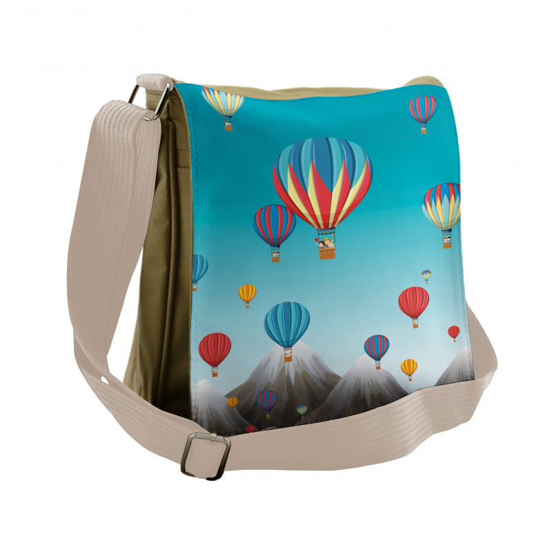 Colorful Mountains Messenger Bag