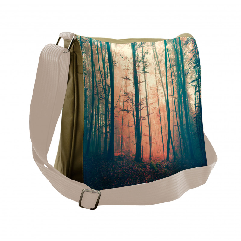 Autumn Forest Woodland Messenger Bag