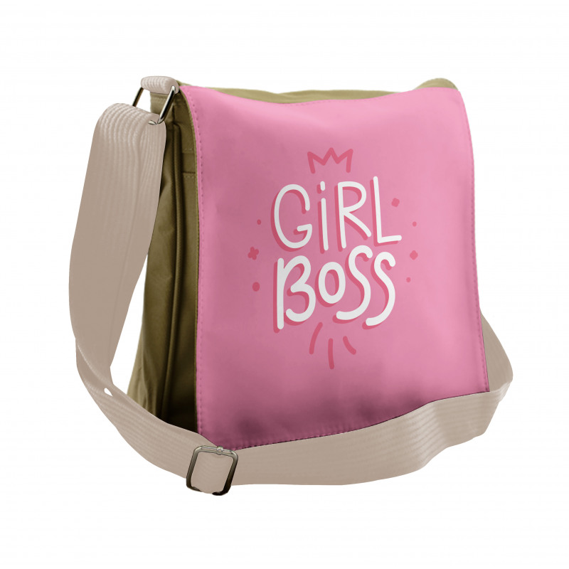 Feminine Pinkish Concept Messenger Bag