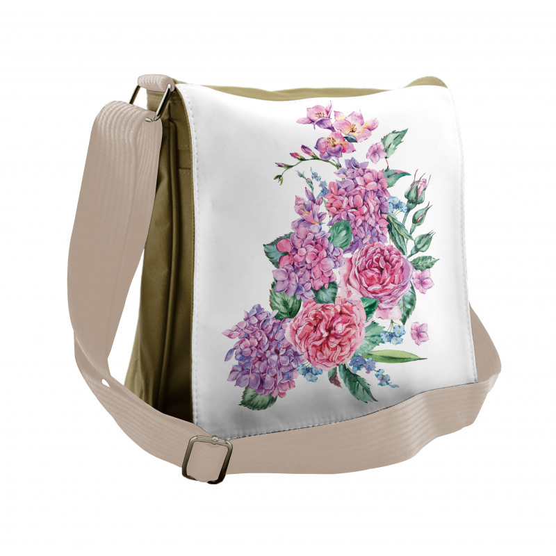 Spring Blooming Beauty Messenger Bag