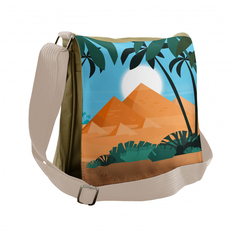 Desert and Pyramids Messenger Bag