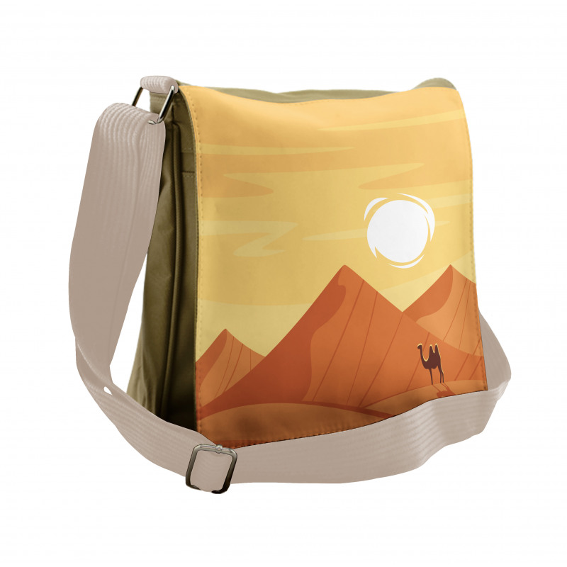 Hot and Drought Landscape Messenger Bag