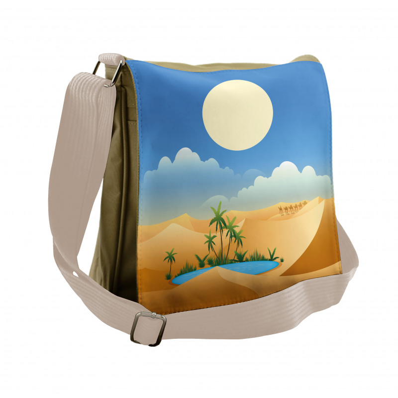 Summer Time Desert Messenger Bag