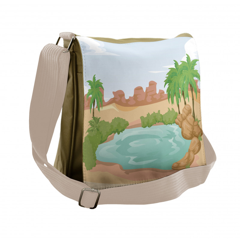 Scenic Eastern Sahara Vibes Messenger Bag