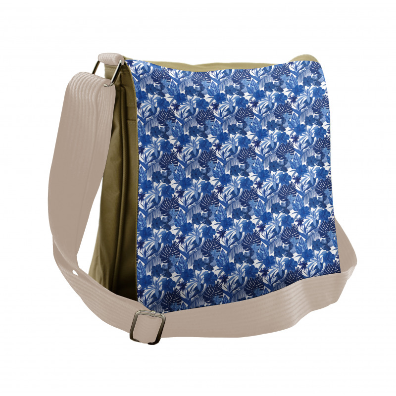 Tropic Leafy Messenger Bag