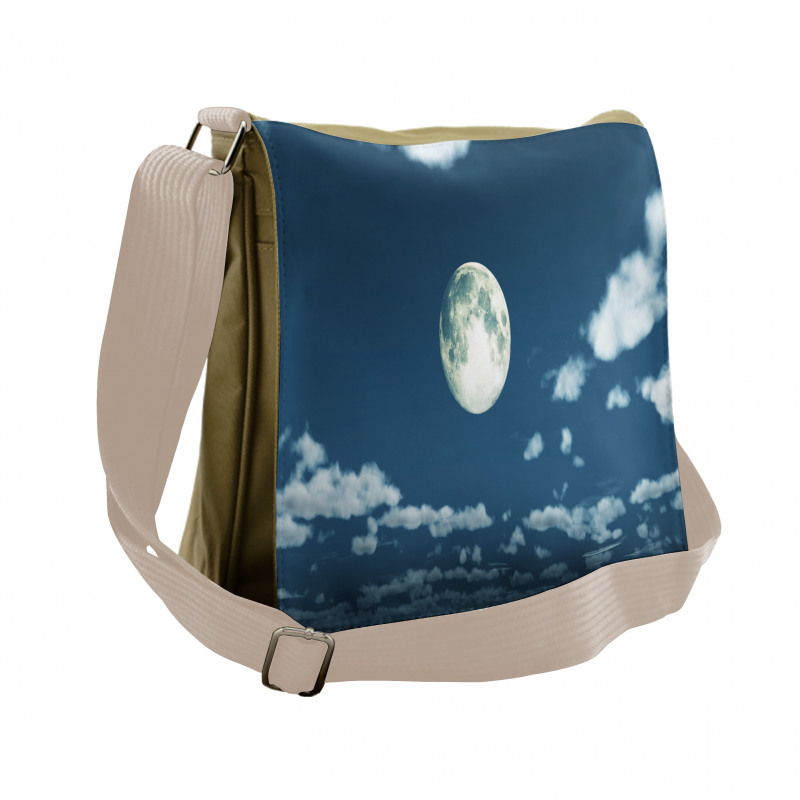 Fluffy Clouds Scattered Messenger Bag