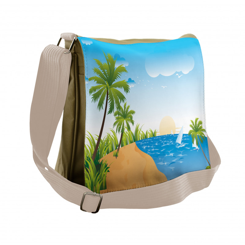 Summer Vibe Landscape Messenger Bag