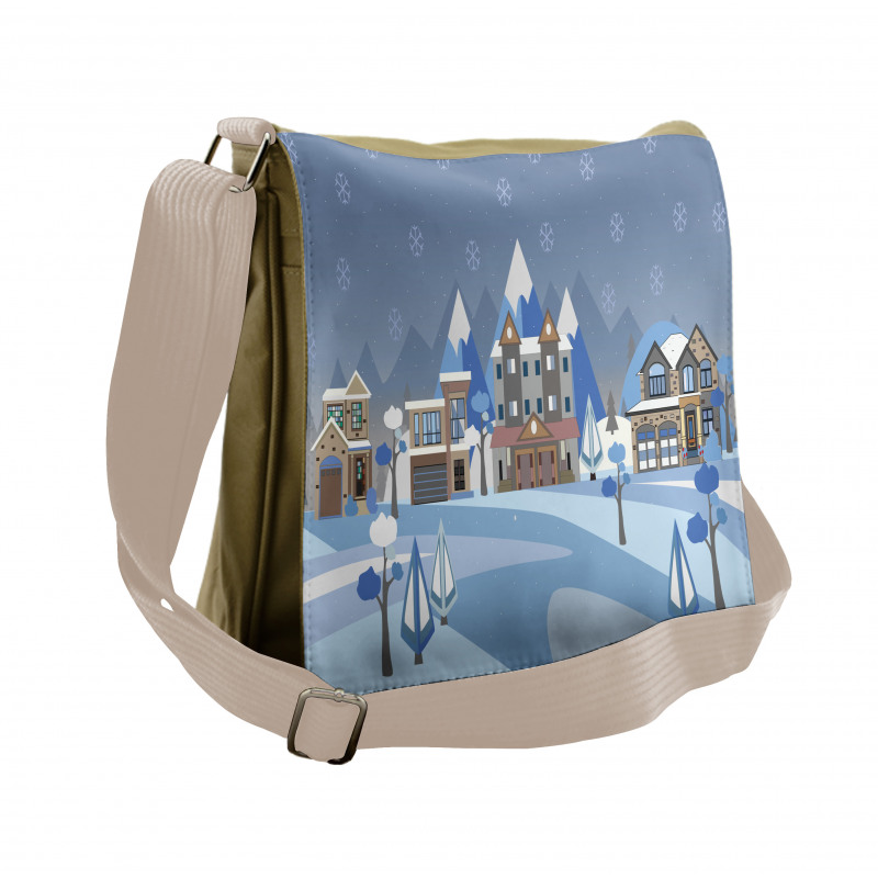 Vacation Time Travel Spot Messenger Bag