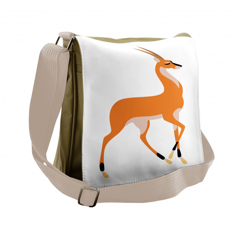 Side View Wildlife Animal Messenger Bag