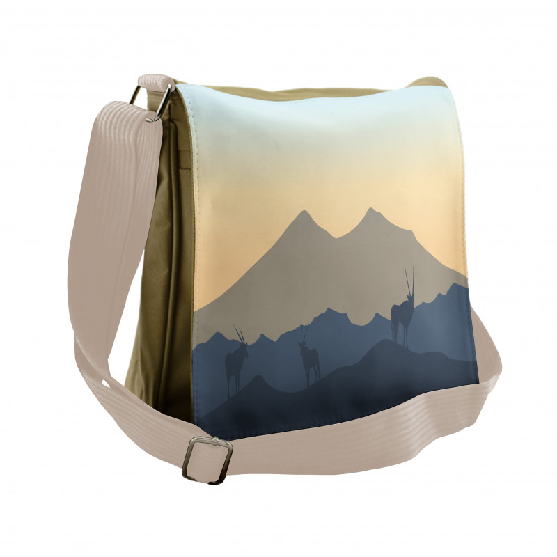 Hills with Open Sky Art Messenger Bag