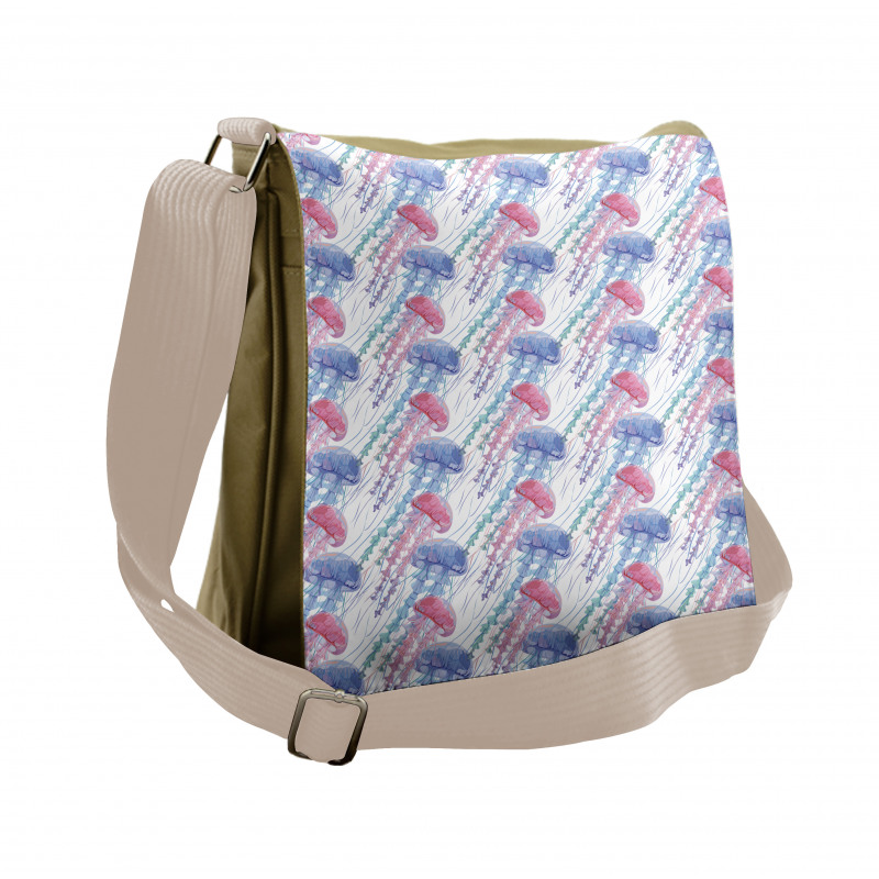 Jiggly Underwater Animal Messenger Bag