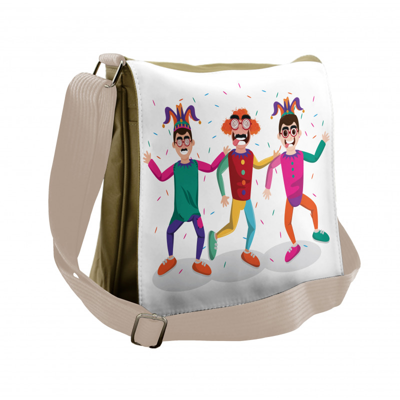 Funny Crazy Entertainer Men Messenger Bag