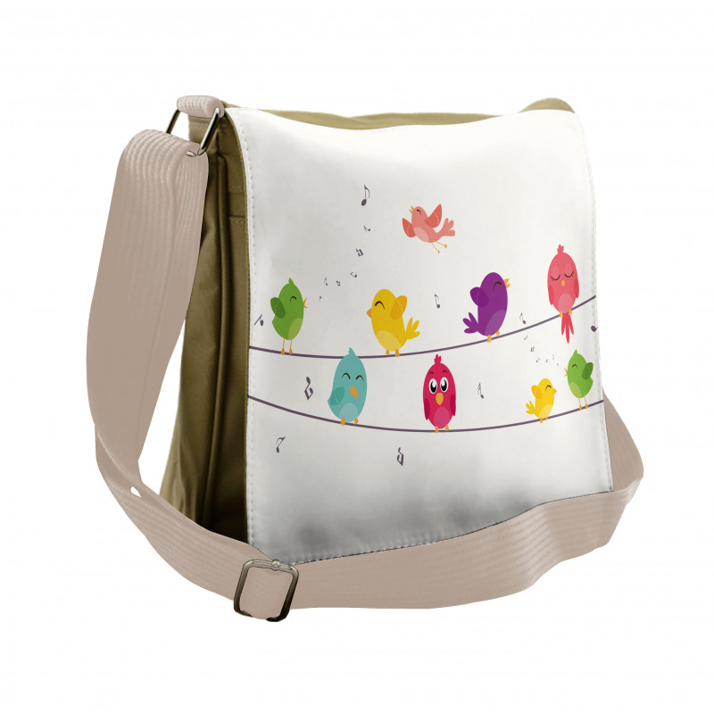 Singing Cartoon Messenger Bag