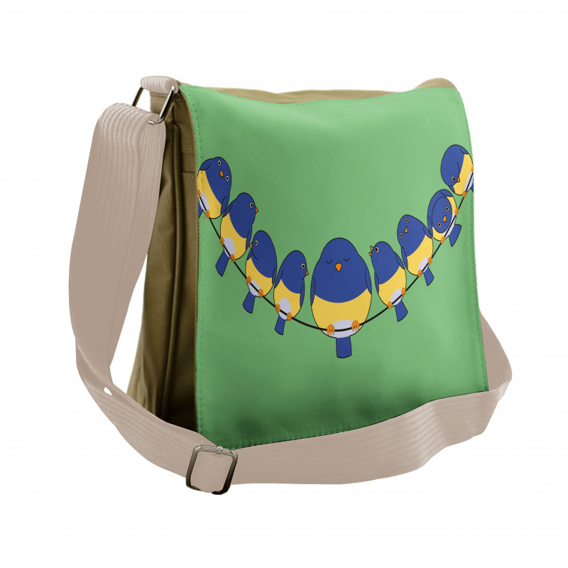 Humorous Tiny Avian Messenger Bag