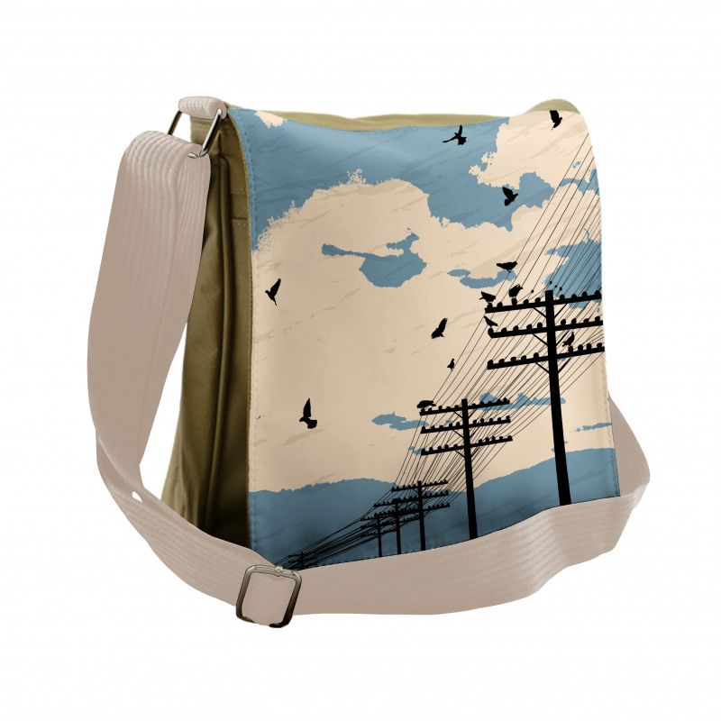 Modern Scene Messenger Bag