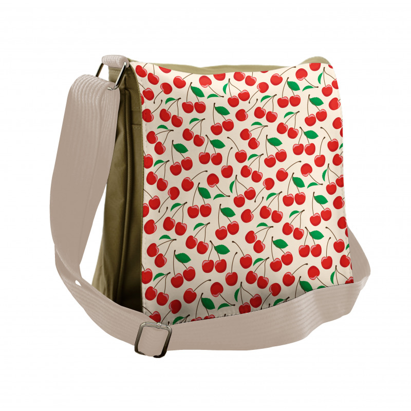 Healthy Summer Fruit Pattern Messenger Bag