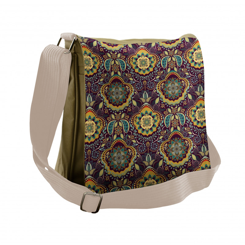 Botanical Art Composition Messenger Bag