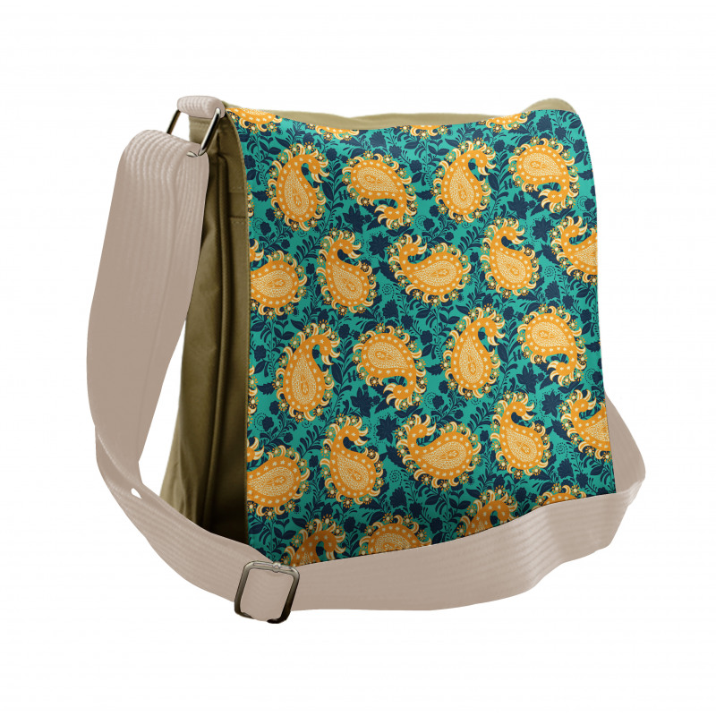 Paisley on Botany Messenger Bag