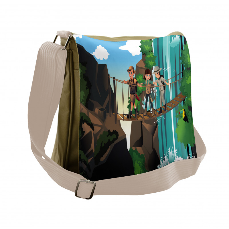 3 Youngsters Exploring Messenger Bag