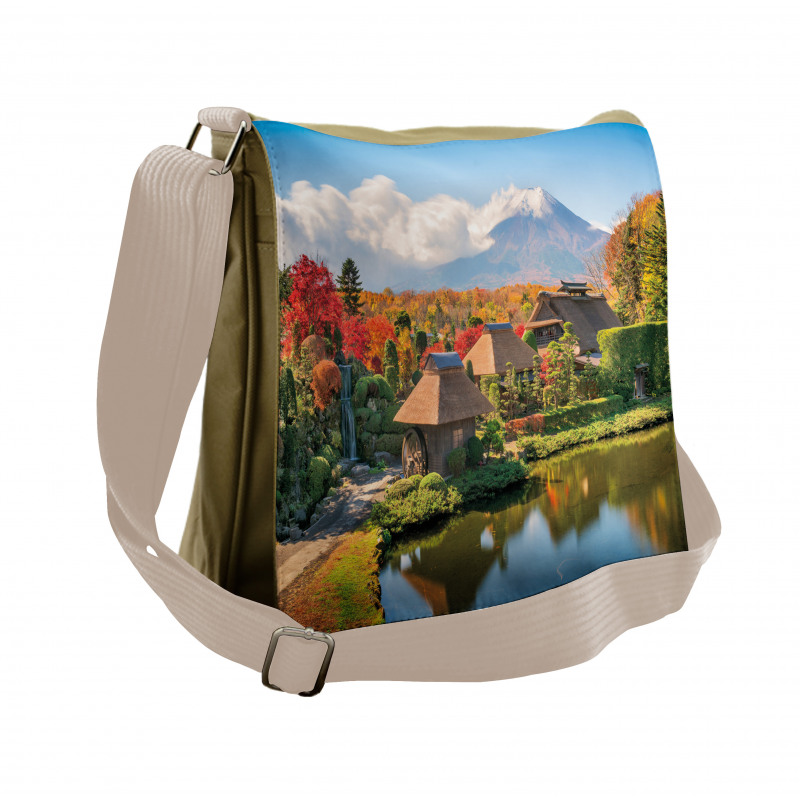 Farmhouses and Mount Hill Messenger Bag