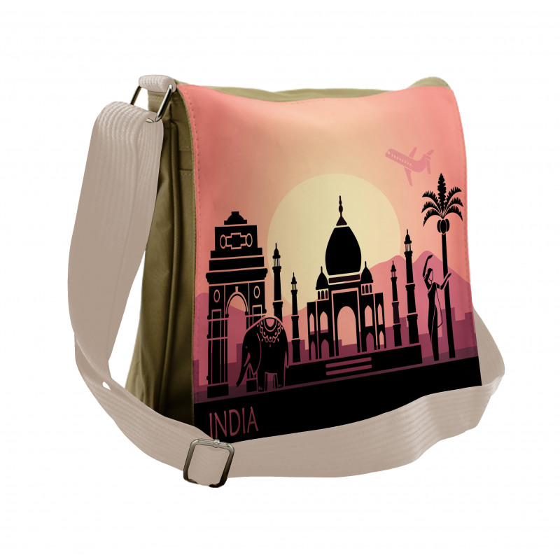 Dreamy Historic Landscape Messenger Bag