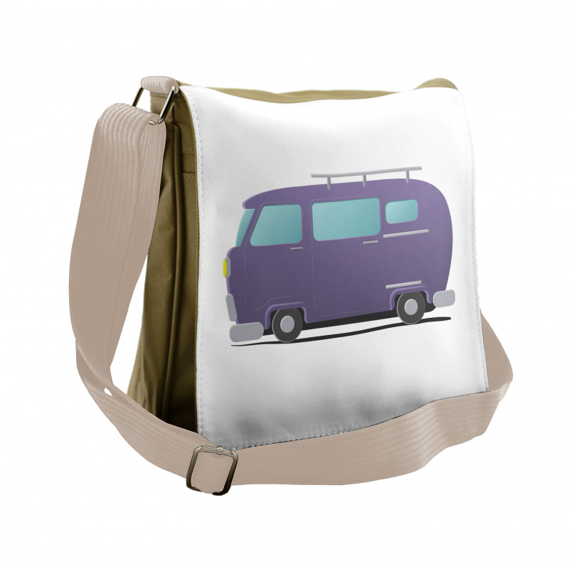 Side View Funny Van Messenger Bag