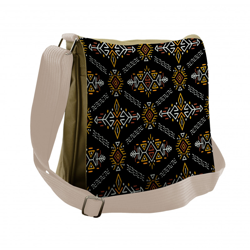 Aztec Inspired and Ethnic Messenger Bag