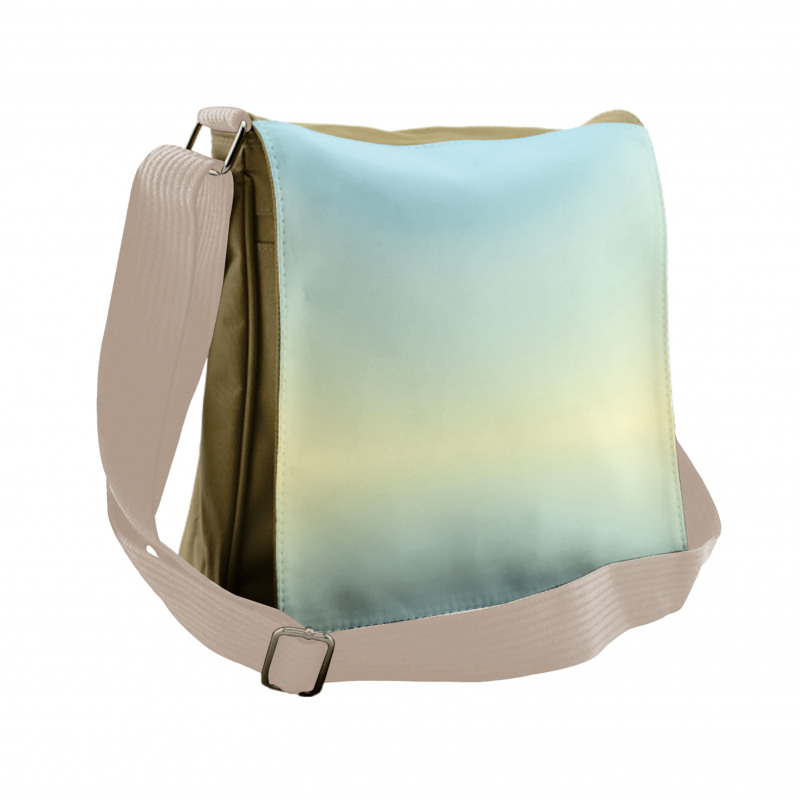 Abstract Modern Ombre Messenger Bag