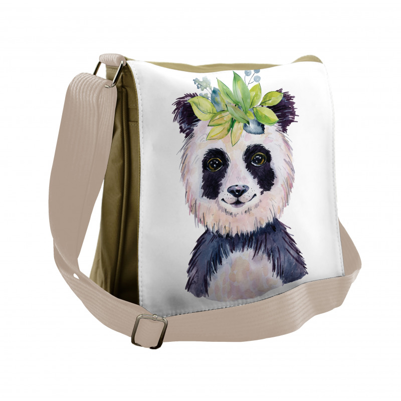 Watercolor Design Artwork Messenger Bag