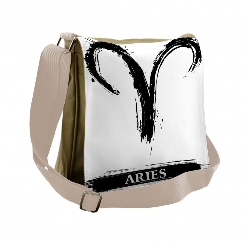 Aries Astrology Sign Messenger Bag