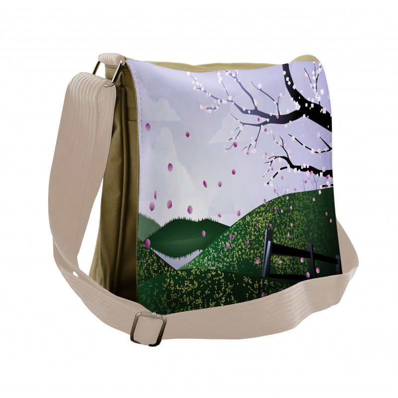 Spring Time Scene Messenger Bag