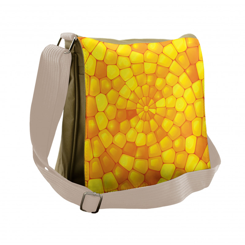 Abstract Corn Pattern Messenger Bag