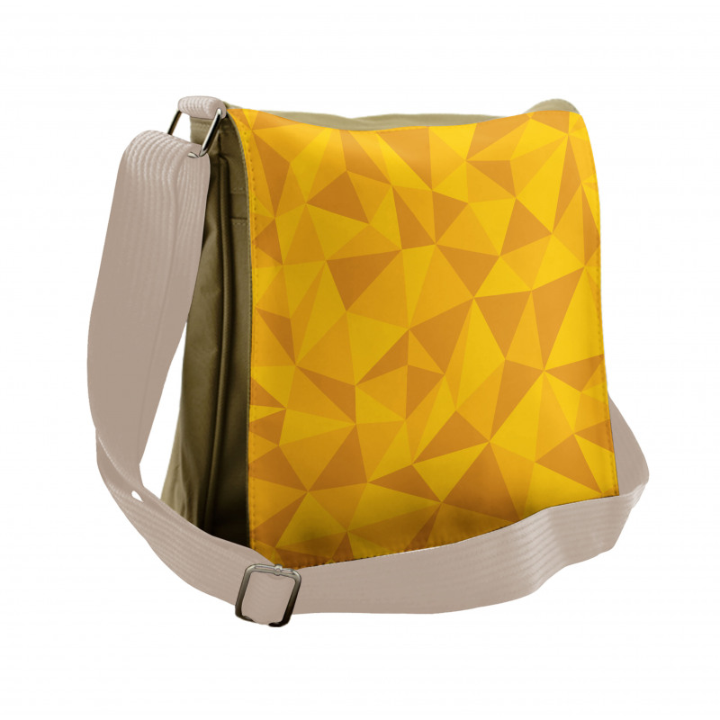 Abstract Mosaic Design Messenger Bag